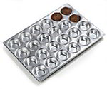 Carlisle 602424 24-cup Heavy Duty Aluminum Muffin Pan, 3-oz