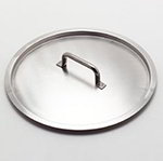 Carlisle 603914 14-1/8-in Dia Flat Signature Select Cover, Stainless