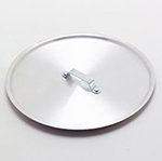 Carlisle 60424 12-7/8-in Flat Cover w/ Handle, Heavy Duty Aluminum