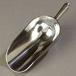 Carlisle 606055 58-oz Cast Aluminum Scoop, NSF