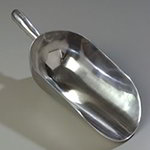 Carlisle 606086 58-oz Scoop, Cast Aluminum, NSF