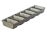 Carlisle 606902 6-Loaf Mini-Loaf Pan, Standard Size Cups, Heavy Frame