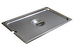 Carlisle 607000CS Full Size Slotted Steam Pan Cover w/ Handle, 24-Ga Stainless