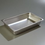 Carlisle 607004 Full Size Steam Pan, 4-in Deep, 24-Ga. Stainless