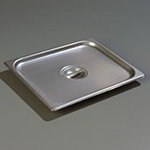 Carlisle 607120C Half Size Steam Pan Cover w/ Handle, 24-Ga. Stainless