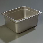 Carlisle 607126 Half Size Anti-Jam Steam Pan, 6-in Deep, 24-Ga. Stainless