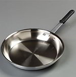 Carlisle 60712RS 12-in Stainelss Interior Fry Pan w/ Removable Sleeve