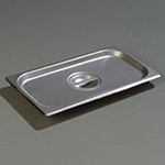 Carlisle 607130C Third Size Steam Pan Cover w/ Handle, 24-Ga. Stainless