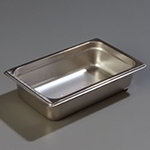 DuraPan 1/4 Size Steam Table Pan, 2.5-in Deep, Stainless Steel
