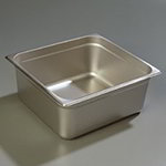 Carlisle 607236 2/3-Size Steam Table Pan w/ 6-in Deep, Stainless