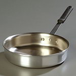 Carlisle 60724RS 6-qt Saute Pan, Insulated Handle, Stainless w/ Aluminum Exterior