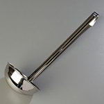 Carlisle 607362 12-oz Ladle w/ Capacity Stamped On Handle, Stainless