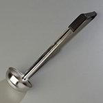 Carlisle 607374 4-oz Ladle w/ Dura-Kool Handle, 14-in Handle, Stainless Steel