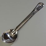 Carlisle 607813 Serving Spoon, 13 in, One Piece, Stainless Steel, Heavy Weight