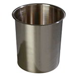 Carlisle 607908 Bain Marie 8.25-quart, 8-in Diamater, Mirror Polish Finish, Stainless Steel