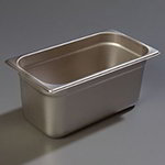 Carlisle 608136 1/3-Size Steam Table Pan, 6-in Deep, 22-Ga. Stainless