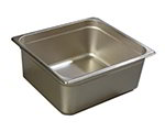 Carlisle 608236 2/3-in Steam Table Pan, 6-in Deep, 22-Ga. Stainless