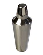 Carlisle 608600 30-oz Cocktail Shaker w/ Vented Pour Spout & 3-Pieces, Stainless