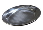 Carlisle 60900 Oval Steak Platter w/ Mirror Finish, 10-1/4 x 7-in, Heavy Aluminum
