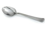 Carlisle 609001 Aria Serving Spoon, 12 in, One Piece, Heavy Gauge, Mirror Polished, SS