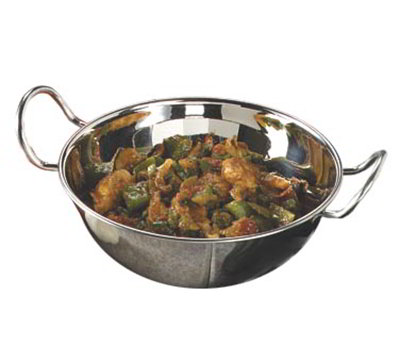 Carlisle 609093 6-3/4" Round Balti Dish - Stainless