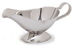 Carlisle 609111 3-oz Heavy Duty Gravy Boat w/ Mirror Finish, Stainless