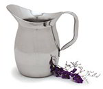 Carlisle 609270 2-qt Bell Shaped Water Pitcher w/ Ice Guard, Stainless