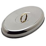 Carlisle 609510C 6-qt Oval Chafing Dome Cover - Stainless Steel