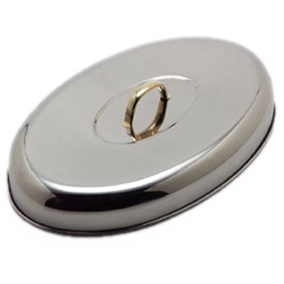 Carlisle 609510C 6-qt Oval Chafing Dome Cover - Stainless Steel