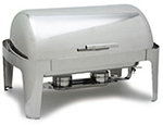 Carlisle 609576 8-qt Rectangular Times Square Chafer w/ Roll Top, Stainless