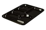 Carlisle 61403 Rectangular (6)Compartment Tray - Left-Handed, 13-7/8x9-7/8