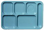 Carlisle 61459 Rectangular (6)Compartment Tray - Left-Handed, 13-7/8x9-7/8