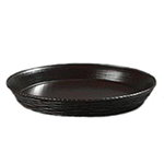 Carlisle 652601 12-in Round Basket, Brown High Density Polypropylene