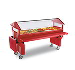 Carlisle 668405 Replacement Sneeze Guard Post For SixStar Foodbars, Red