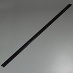 Carlisle 669603 6' Ridge Channel - SixStar Food Bars, Black