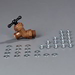 Carlisle 670500 Leg/Basin Hardware - Brass