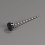 Carlisle 670600 Food Bar Sneeze Guard Post Hardware - Black