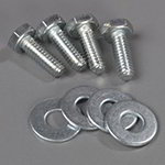 Carlisle 670800 Food Table End Shelf Hardware - Stainless Steel