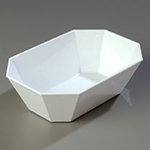 Carlisle 671302 5-lb Octagonal Crock, White SAN