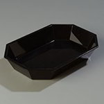 Carlisle 672303 2.5-lb Octagonal Crock, Low-Profile, Black SAN