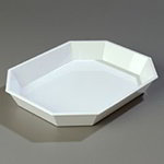 5-lb Octagonal Crock, Low Profile, White SAN