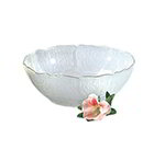 Carlisle 690803 1.2-qt Bowl w/ Floral Shaped Edge, Black Polycarbonate