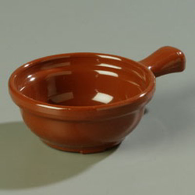 8-oz Handled Soup Bowl, Lennox Brown SAN