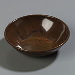 Carlisle 706011 13-oz Salad Bowl w/ Woodgrain Finish, Walnut SAN