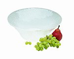 Carlisle 732507 Pebbled Bell Bowl, Polycarbonate, 3.3-qt., Clear