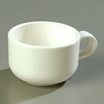 Carlisle 741002 10-oz Microwave Ware Jumbo Soup Mug, White Polycarbonate