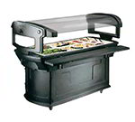 Carlisle 771101 6-ft Maximizer Food Bar For 6-Full Size Pans, Brown