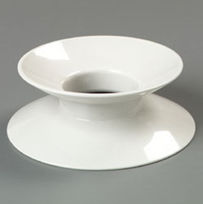 Carlisle 790042 Palette Designer Displayware Plate Stand, 2-3/4 in H, Bone