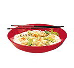 Carlisle 791303 13-in Pasta Bowl, Black Melamine