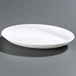 Carlisle 791402 Oval Displayware Platter, 14 x 10-in, White Melamine